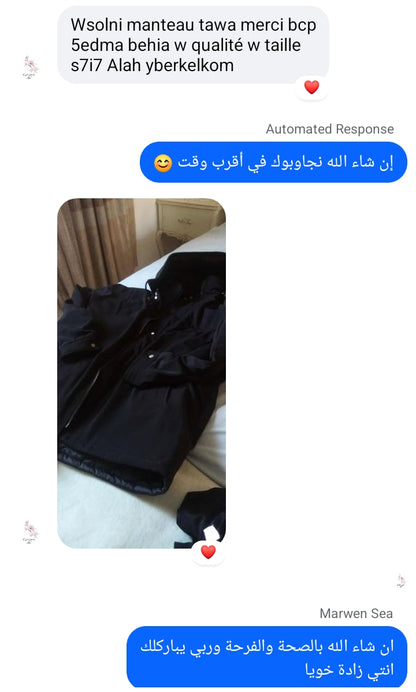 Manteau de Haute Qualité ✅ En Promo 🎁